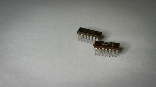 Chip microcircuit radio component detail Photo