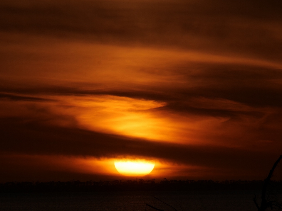 Simmons bayou sunset saint joseph bay port joe