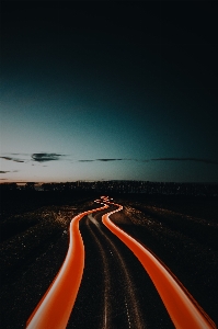 Foto Alami langit jalan raya