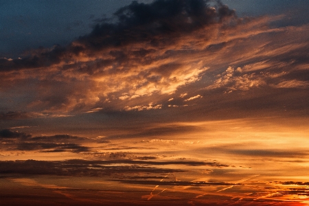 Dawn sky clouds landscape Photo