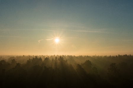 Dawn sky clouds landscape Photo