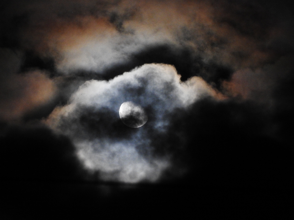 Moonlight moon cloud sky