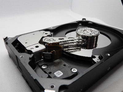 Hard disk metal computer data operation Photo