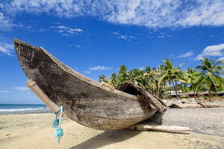 Tropical paradise cloud sand Photo