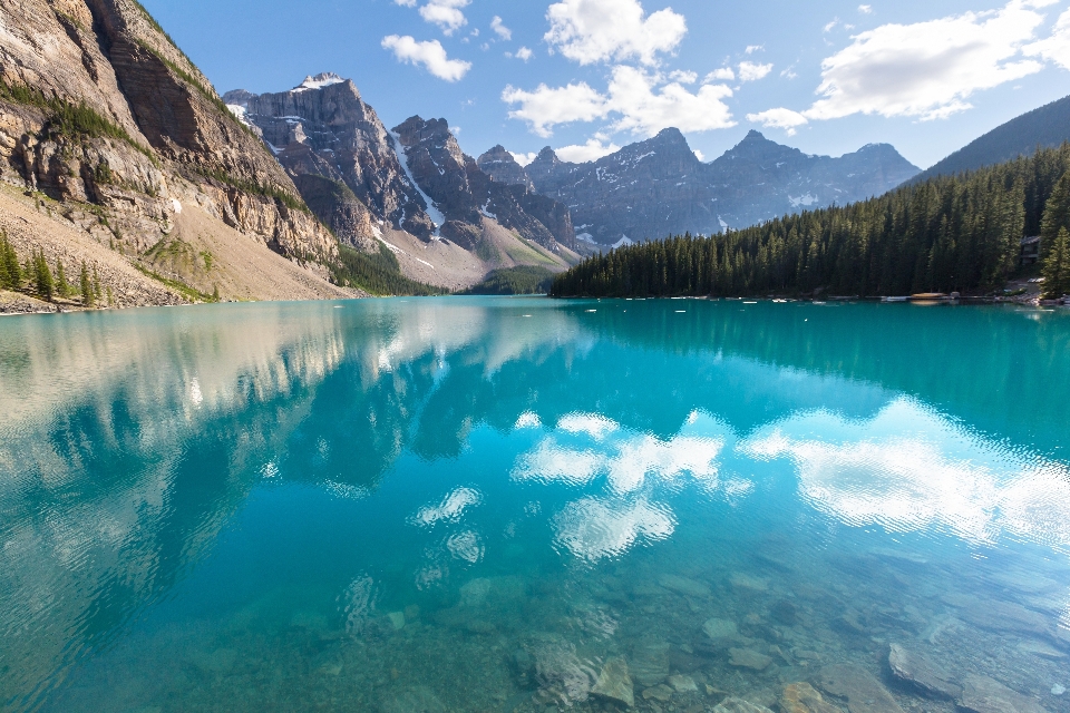 Lake mountain mountains landscape