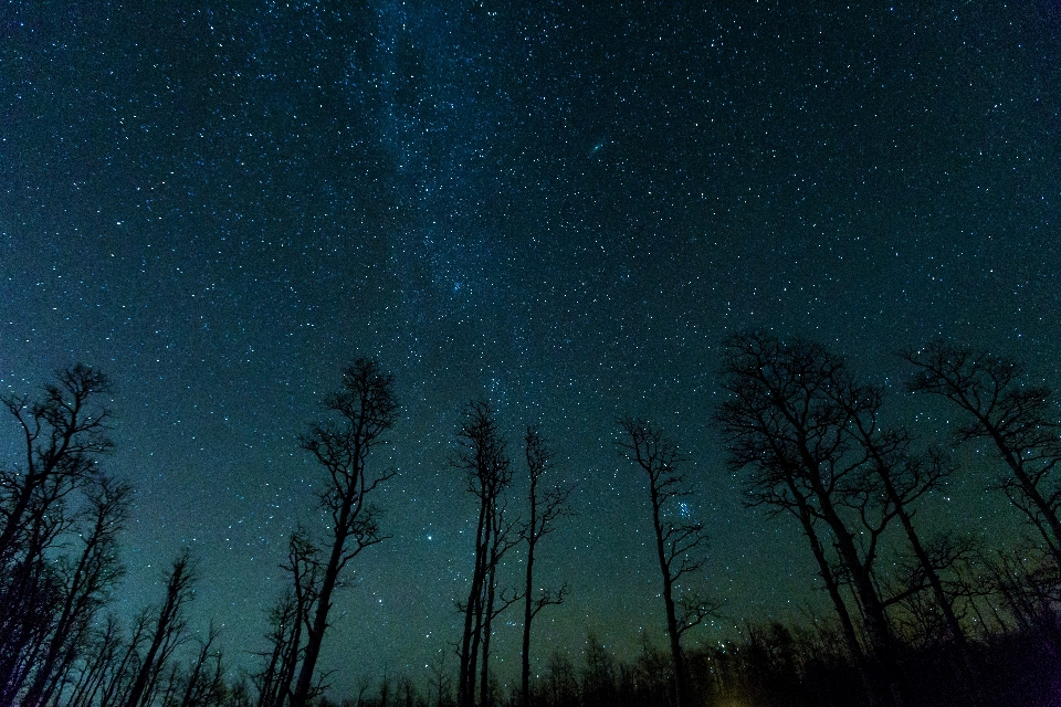 Unter wasser himmel nacht blau