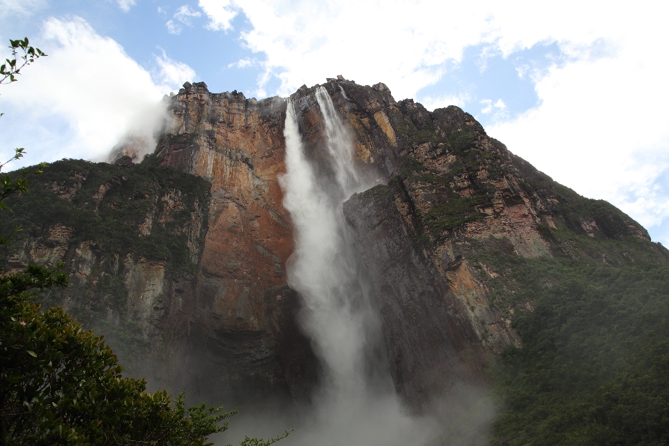 Waterfall water nature landscape