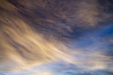 Cloud sunset sky blue Photo