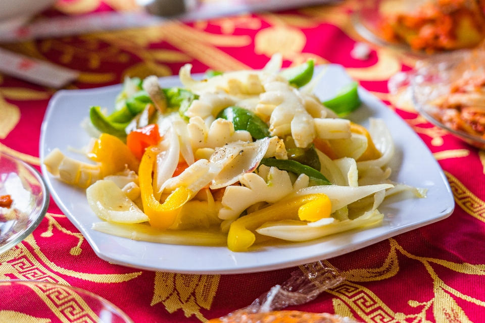 Vietnam food fried vegetables