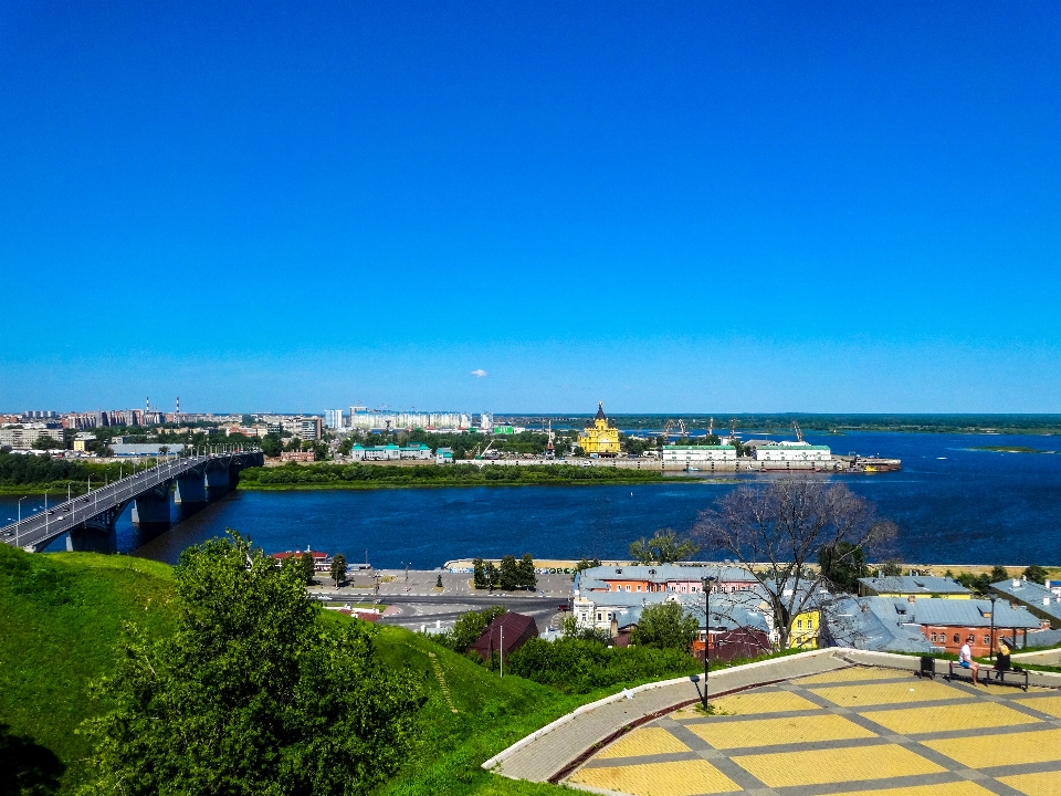 Нижний Новгород
 стрелка Нижнего Новгорода
 Волга
 ока
