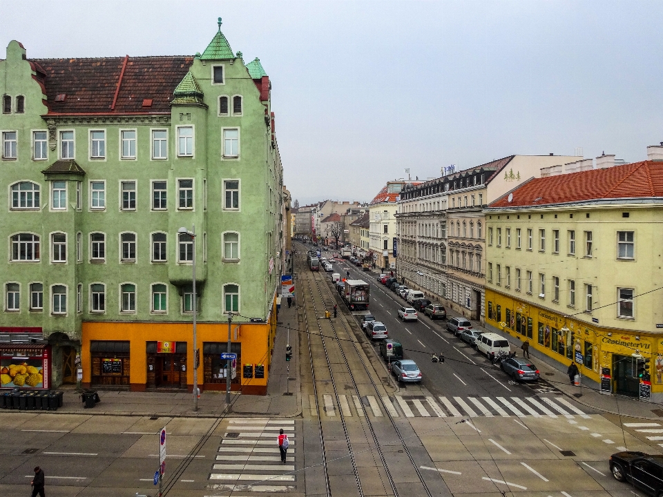 Viena
 rua arquitetura prédio