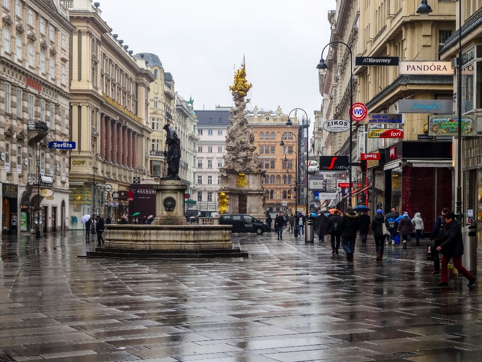 Viena
 columna de plaga
 calle centro
