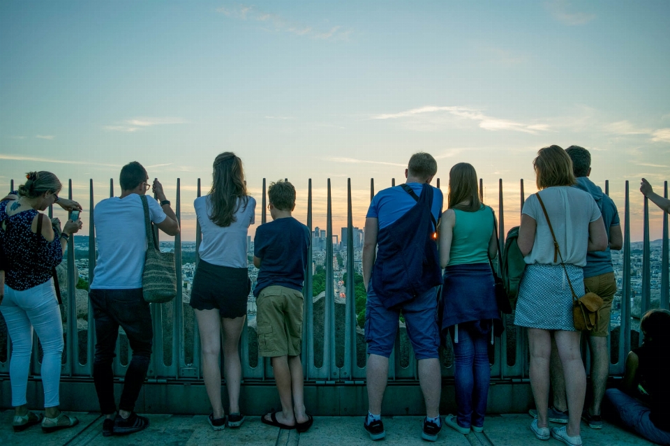 Calçados perna grupo social
 turismo