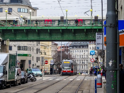 Vienna austria street tram Photo