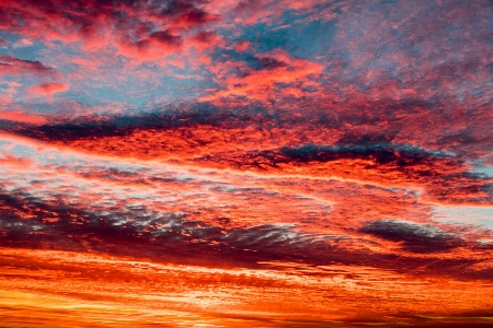 Dawn sky clouds landscape Photo