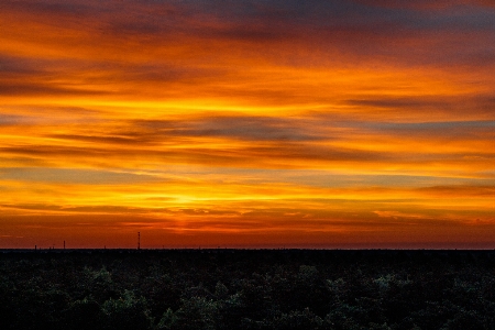 Dawn sky clouds landscape Photo