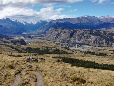 Berg himmel bergige landschaftsformen
 hochland Foto