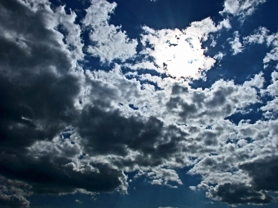 Céu nuvens natureza azul