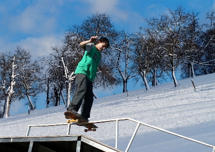 Snowboarding snowboarder boy shirt Photo