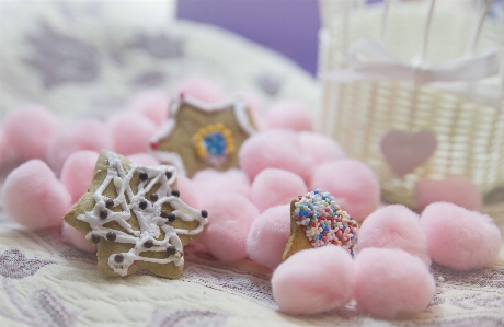 Sweet pink sweetness confectionery Photo