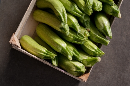 Crate zucchini food fresh Photo