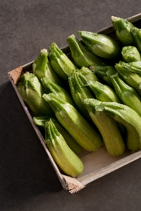 Crate zucchini food fresh Photo