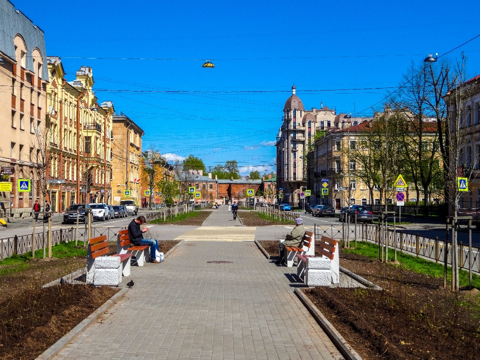 Saint petersburg street houses