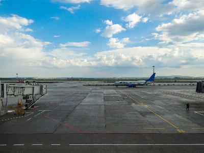 Yekaterinburg airport airplane aircraft Photo