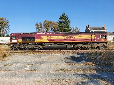 Train locomotive rail railroad track Photo