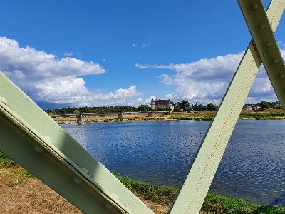 Castle bridge loire loiret Photo