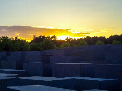 Foto Monumento memorial pôr do sol crepúsculo