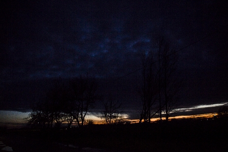 Photo Coucher de soleil bifurquer nuit atmosphère