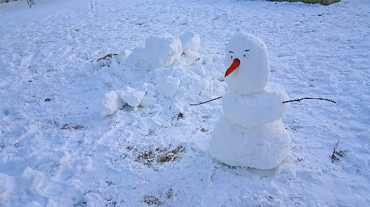 Snowman snow winter korea Photo