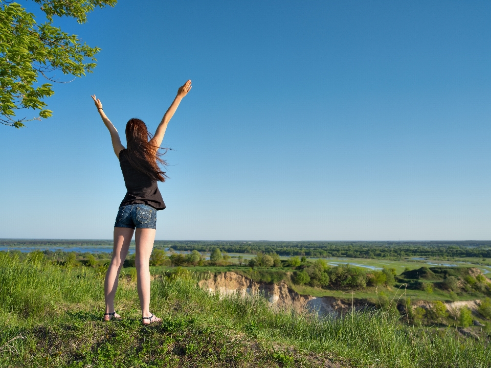 Liberté femme fille été