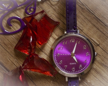 Watch red magenta purple Photo