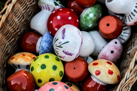 Mushroom pattern ingredient collection Photo