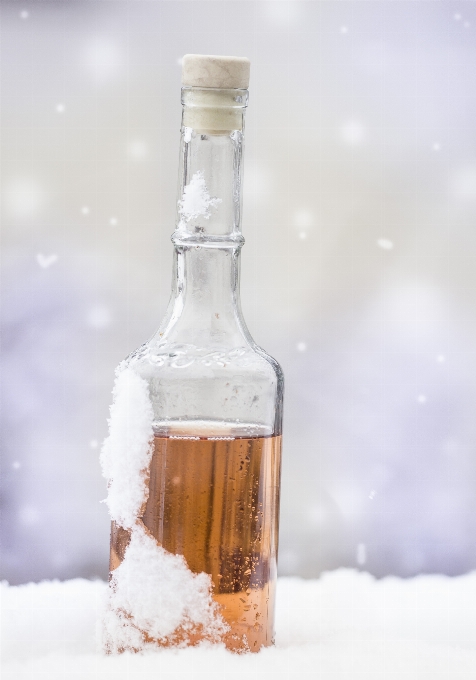 Drink alcohol cold snow