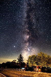 Night star astronomy galaxy Photo