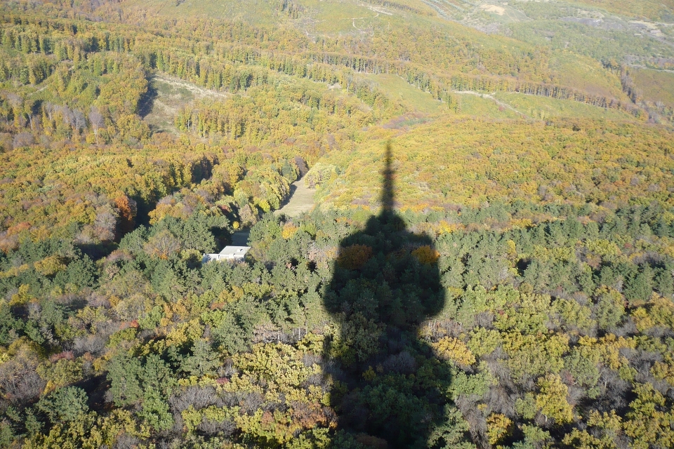 山 爬坡道 阴影 树木