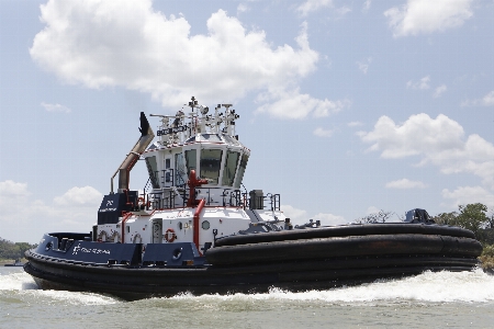 Sky cloud water boat Photo