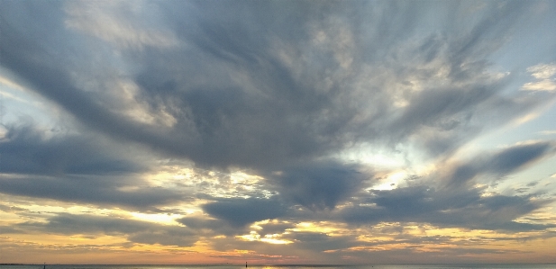 空 雲 日没 クラウド 写真