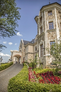 Castle luxury garden window Photo