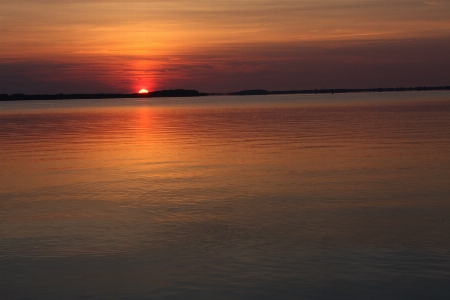 Coast peenestrom sunset boating Photo