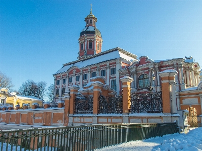 Images sky snow building Photo