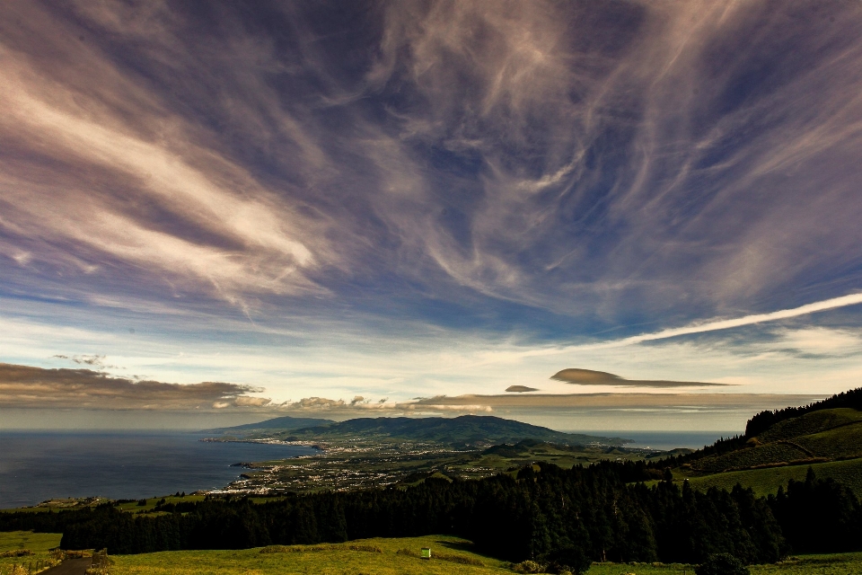 Island sao miguel azores sky