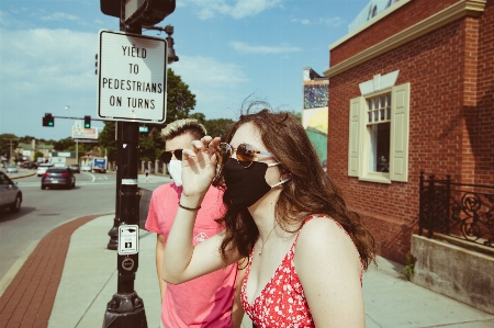 Sky cloud vision care sunglasses Photo