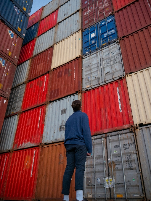 Camion la logistique propriété bâtiment