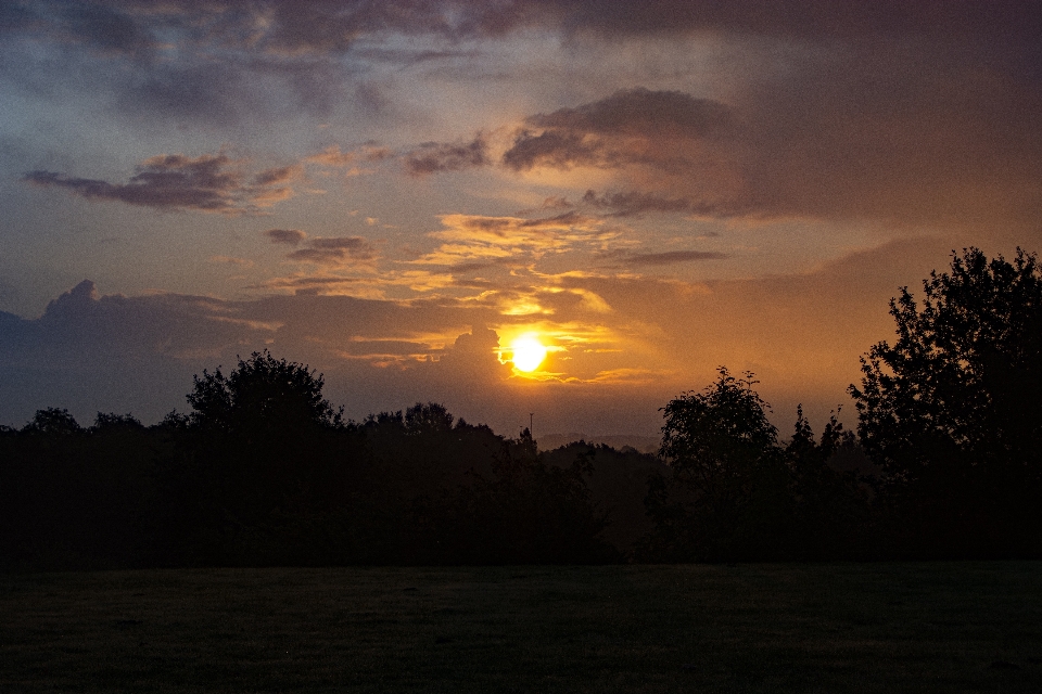 Sunrise skies morning clouds