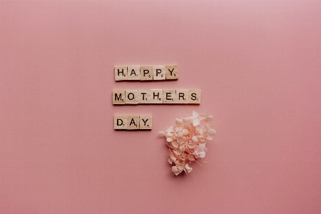 Happy mother day love font rectangle Photo