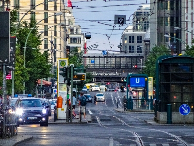 Berlin friedrichstrasse city germany Photo